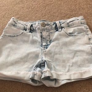 Girls denim shorts